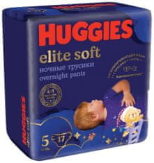 Huggies Elite Soft Pants OVN Kalhotky plenkové jednorázové vel. 5, 17 ks
