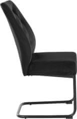 Danish Style Jídelní židle Elean (SET 2ks), černá