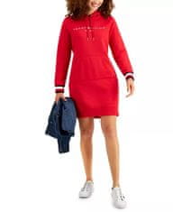 Tommy Hilfiger Dámské mikinové šaty Raglan červené XS
