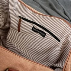 PAOLO PERUZZI Pánská sportovní bavlněná plátěná cestovní víkendová taška 