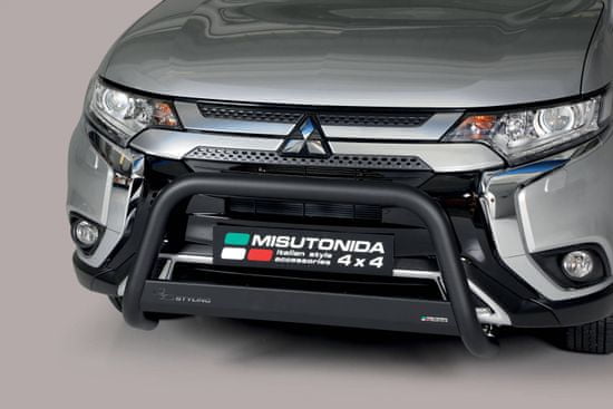 J&J Automotive Přední rámy pro Mitsubishi Outlander 2020-up 63mm černý