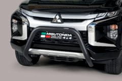 J&J Automotive Přední rámy pro Mitsubishi L 200 Double Cab 2019-up 76mm černý
