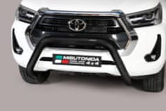 J&J Automotive Přední rámy pro Toyota Hilux 2021-up 76mm černý