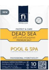 BazenyShop.cz Certifikovaná bazénová sůl rychlorozpustná pro bazény a vířivky z Mrtvého moře - 10kg.