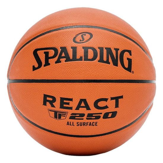 Spalding Míče basketbalové hnědé React TF250 7