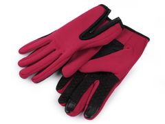 Kraftika 1pár (vel. xl) černá rukavice softshell, dotykové, unisex