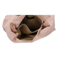 Delami Vera Pelle Velká dámská kožená kabelka Hayley, růžová