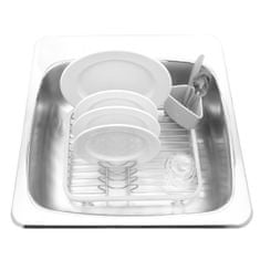 Umbra Odkapávač na nádobí Sinkin bílý, velikost 36x28x14