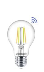 Century CENTURY LED FILAMENT HRUŠKA ČIRÁ WIFI SMART 7W E27 CCT 2700-6500K 360d Tuya WiFi