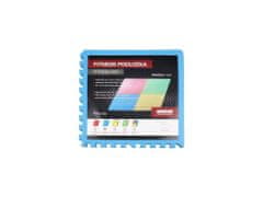 Merco Colored Puzzle fitness podložka modrá balení 4 ks