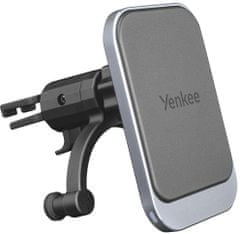 Yenkee držák do auta s bezdrátovým nabíjením YSM 715, 15W, černá/stříbrná