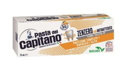 Pasta Del Capitano ZENZERO CON ANTIBATTERICO - zubní pasta antibakteriální se zázvorem 75 ml