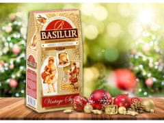sarcia.eu BASILUR Merry Christmas - Černý sypaný cejlonský čaj s jablkem, zázvorem a vanilkou, 85 g x3