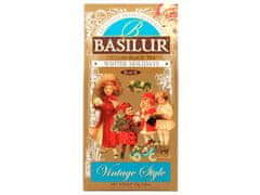 sarcia.eu BASILUR Winter Holidays -Černý sypaný čaj s třešněmi, pomerančovou kůrou a květy, vánoční čaj 85 g x1