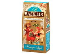 sarcia.eu BASILUR Winter Holidays -Černý sypaný čaj s třešněmi, pomerančovou kůrou a květy, vánoční čaj 85 g x1
