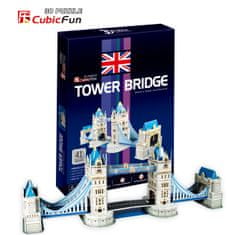 CubicFun Tower Bridge 3D Puzzle, 41 dílků