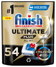 Finish Ultimate Plus All in 1 kapsle do myčky nádobí 54 ks