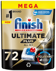 Finish Ultimate Plus All in 1 kapsle do myčky nádobí 72 ks