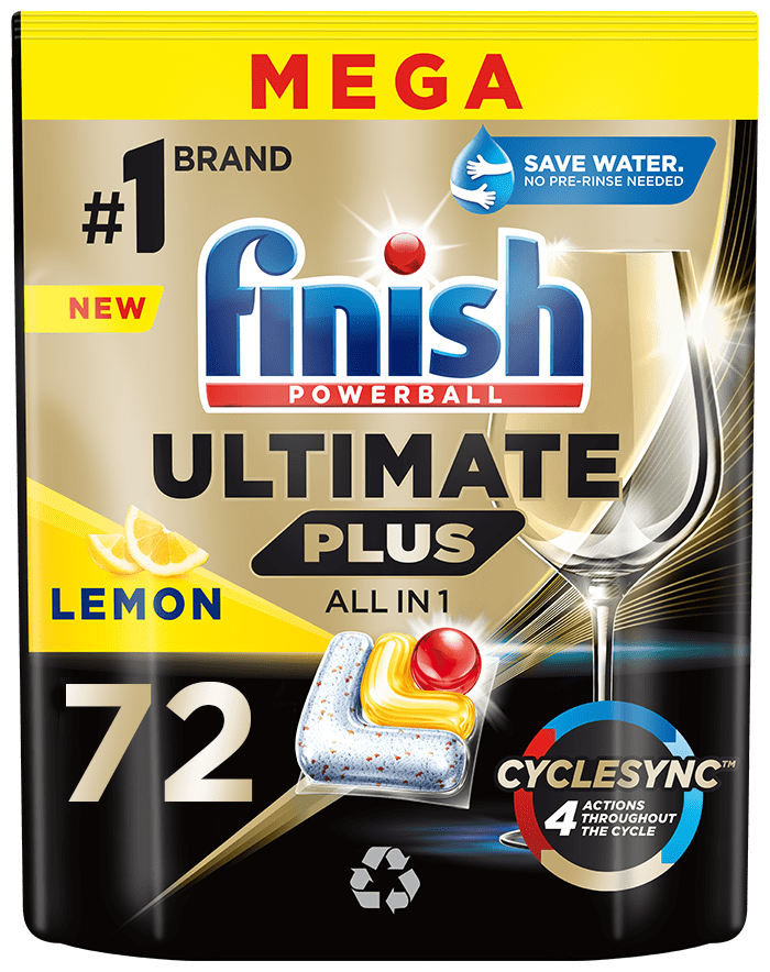 Levně Finish Ultimate Plus All in 1 kapsle do myčky nádobí Lemon 72 ks