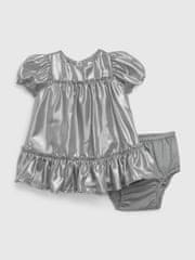 Gap Baby saténové šaty 6-12M