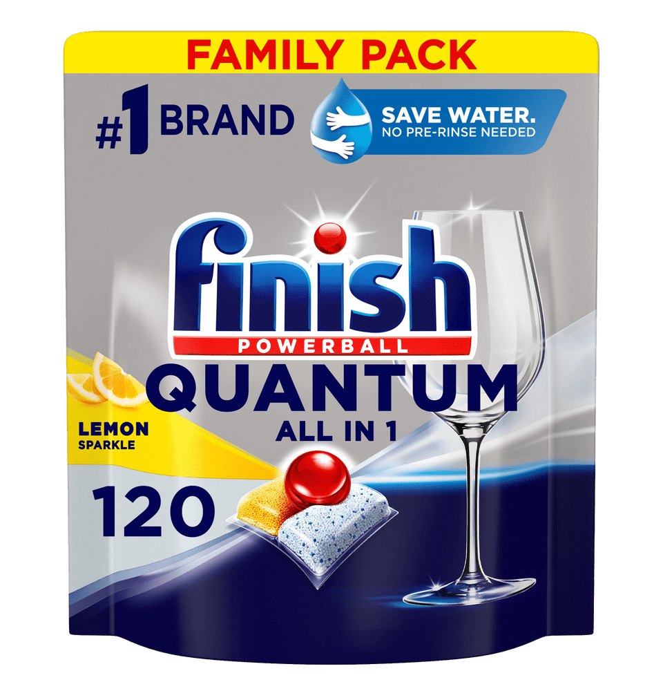 Levně Finish Quantum All in 1 kapsle do myčky nádobí Lemon Sparkle 120 ks