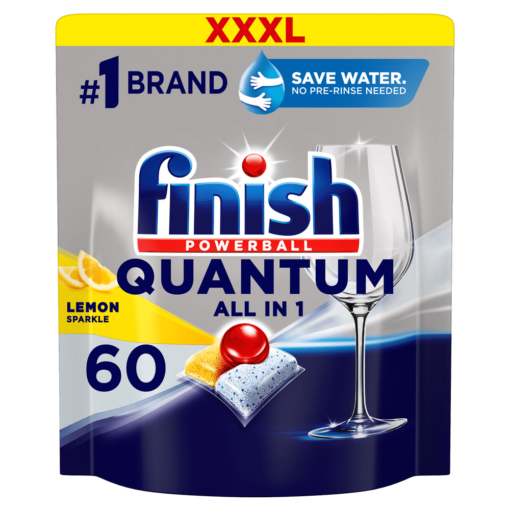 Levně Finish Quantum All in 1 kapsle do myčky nádobí Lemon Sparkle 60 ks