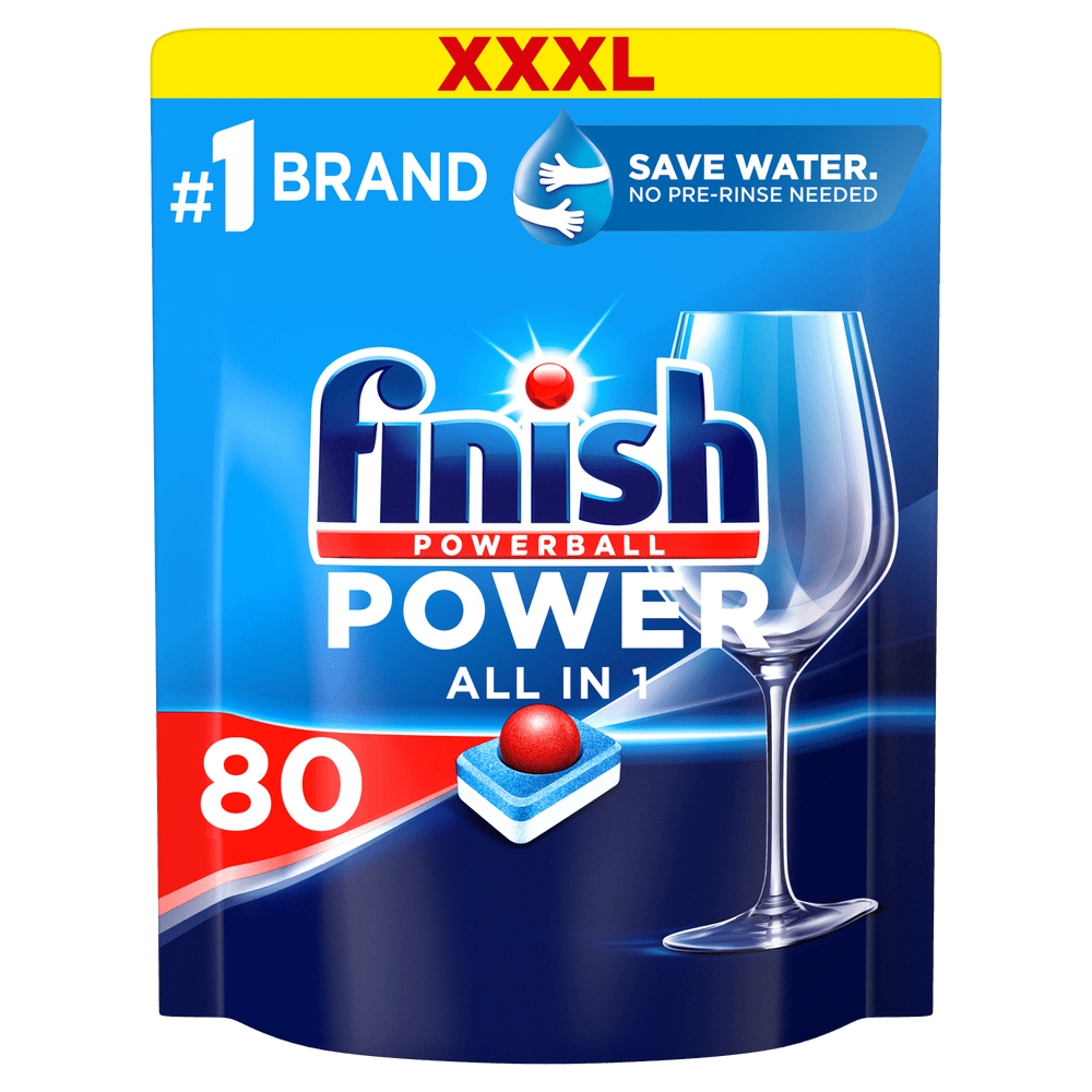 Levně Finish Power All in 1 tablety do myčky nádobí 80 ks