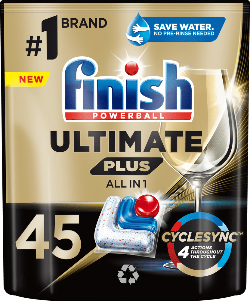 Levně Finish Ultimate Plus All in 1 kapsle do myčky nádobí 45 ks