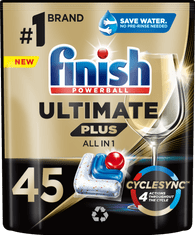 Finish Ultimate Plus All in 1 kapsle do myčky nádobí 45 ks