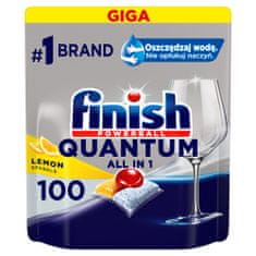 Finish Quantum All in 1 kapsle do myčky nádobí Lemon Sparkle 100 ks