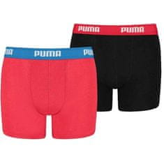 Puma 2PACK chlapecké boxerky vícebarevné (701219336 786) - velikost 128