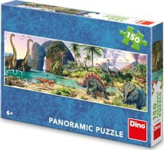 Dino Panoramatické puzzle Dinosauři u jezera 150 dílků