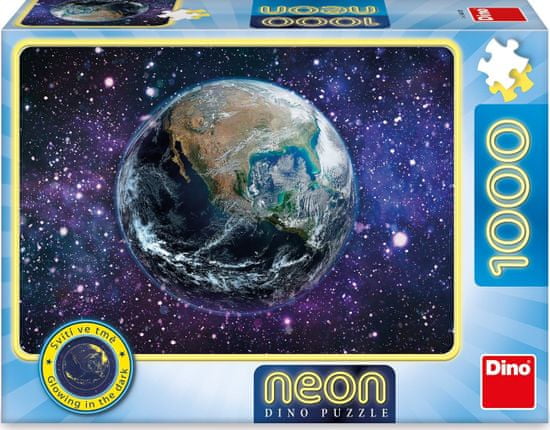 Dino Svítící puzzle Planeta Země 1000 dílků