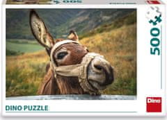 Dino Puzzle Oslík za ohradou 500 dílků
