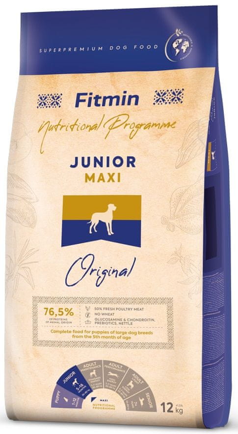 Fitmin Dog maxi junior - 12 kg