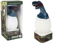 shumee Dinosauří LED lampa na vajíčka Micro USB modrá T-Rex