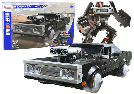 shumee Stavební bloky Automobil Auto Transformation Robot 2v1