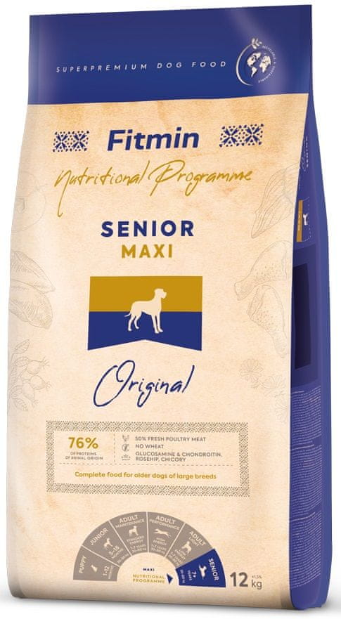 Levně Fitmin Dog maxi senior - 12 kg