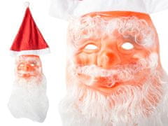 Malatec Verk 26077 Maska Santa Claus s čepicí a vousy
