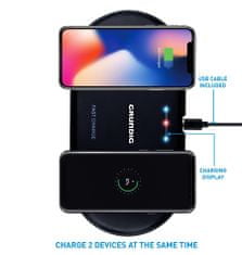 Grundig Bezdrátová nabíječka na Iphone i Samsung duální 2x10W