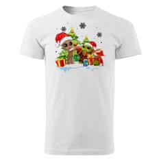Grooters Vtipné pánské tričko Merry Christmas Velikost: S