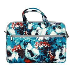 MG Wonder Briefcase taška na notebook 13-14'', white poppies