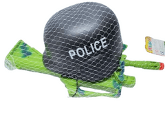INTEREST Policejní sada - helma + samopal.