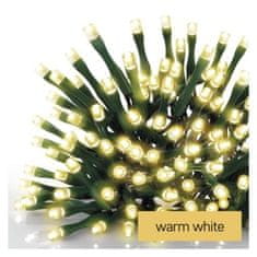 Emos LED vánoční řetěz Steny s časovačem 18 m teplá bílá