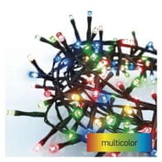 Emos LED vánoční řetěz Hedge s časovačem 8 m barevný