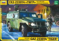 Zvezda terénní automobil GAZ "Tiger", Model Kit 3668, 1/35