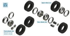 Italeri doplňky pneumatiky a disky, Model Kit 3909, 1/24