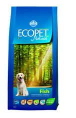 Farmina Granule pro psy MO P ECOPET pro dospělé psy střední, rybí 12 + 2 kg