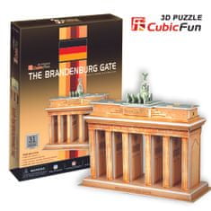 CubicFun Braniborská brána 3D Puzzle, 31 dílků