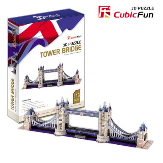 CubicFun Tower Bridge 3D Puzzle, 120 dílků